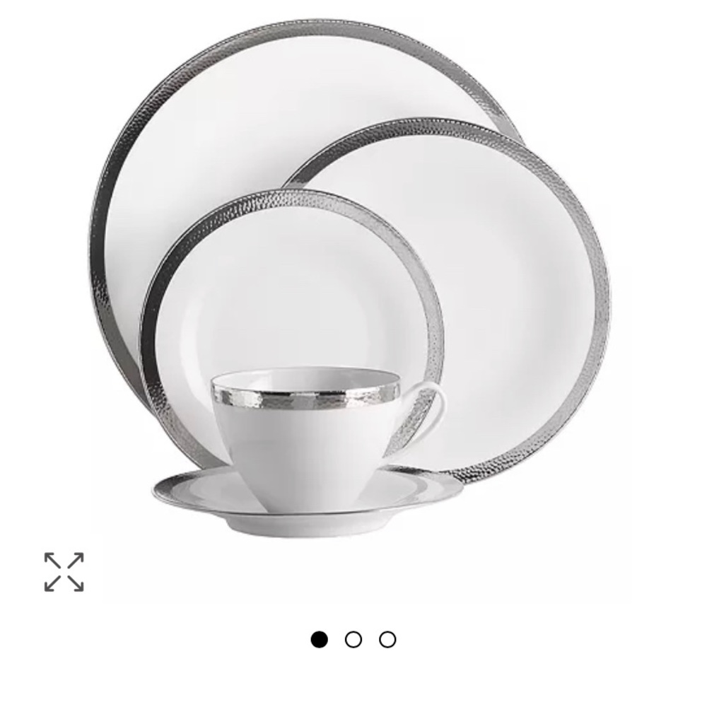 Michael Aram silversmith 5 piece China set